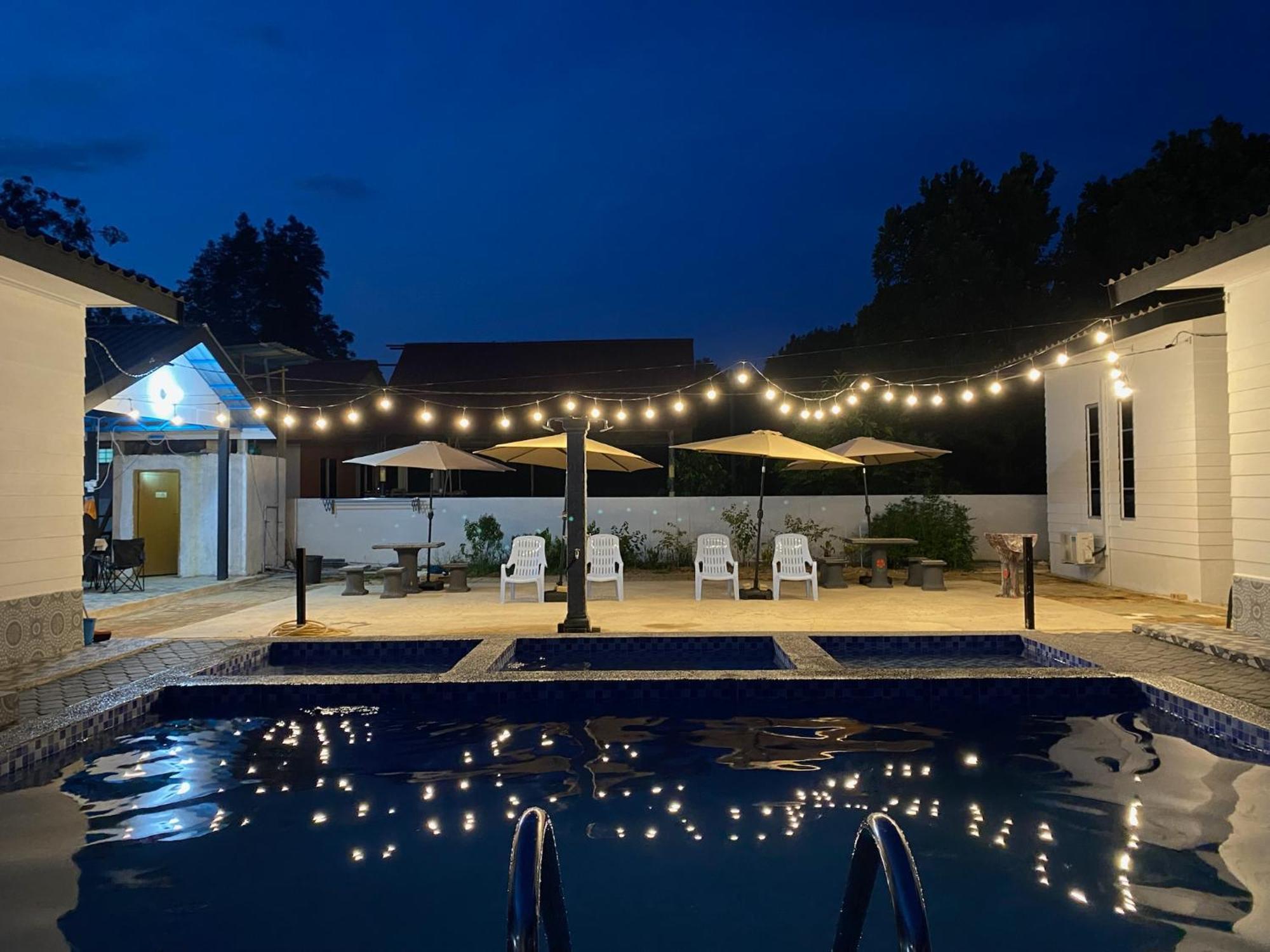Tok Abah Cottage N Pool Jertih Eksteriør billede